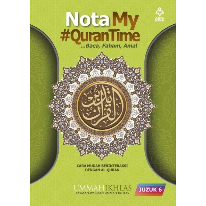 Nota My #Qurantime Juzuk 6