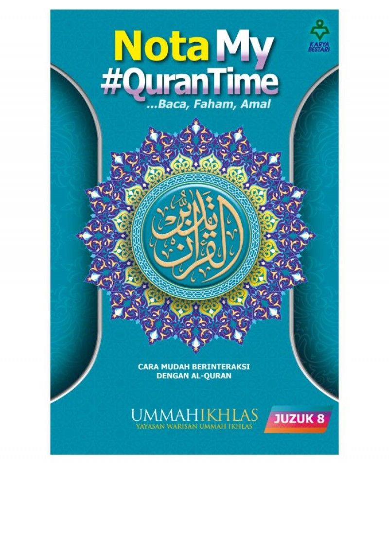 Nota My #Qurantime Juzuk 8