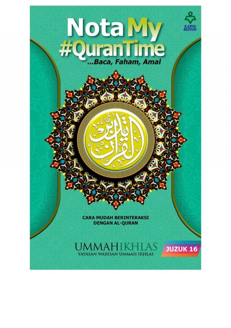 Nota My #Qurantime Juzuk 16