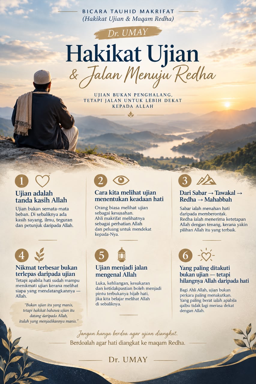 Hakikat Ujian & Jalan Menuju Redha